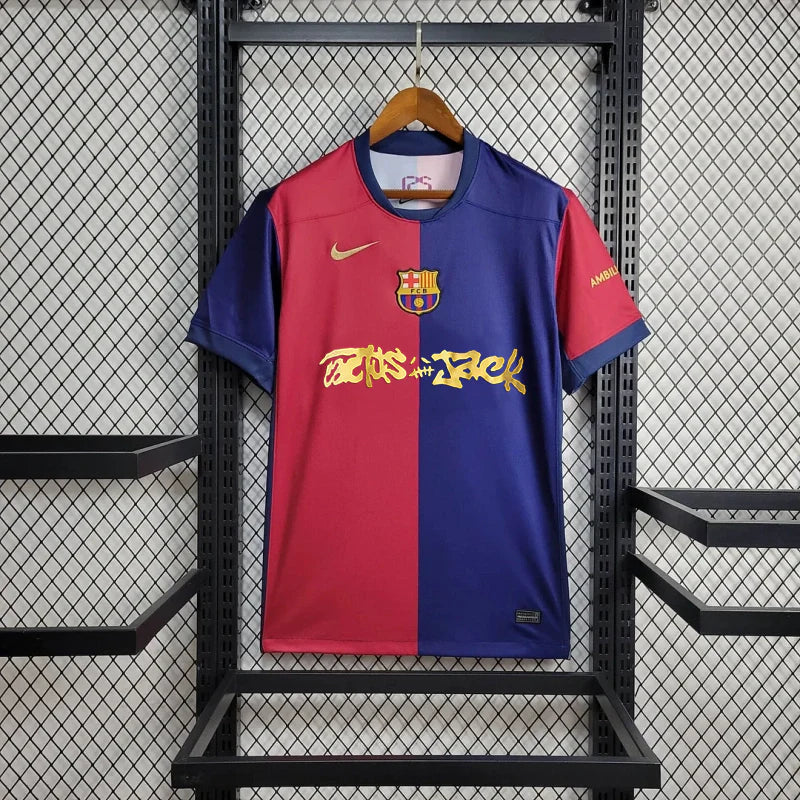 Maillot Fc Barcelone 24-25 Dom. Travis Scott Fan