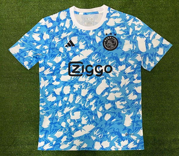 Maillot Ajax  Concept Bleu et Blanc